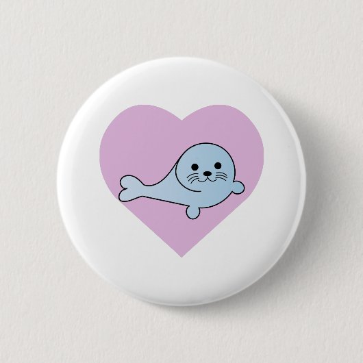 Love Seal Ronde Button 5,7 Cm (Voorkant)