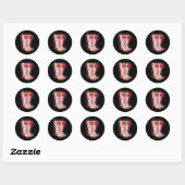 Love Season Howdy Valentijn Ronde Sticker (Vel)