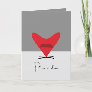 Love Seat Feestdagen Kaart