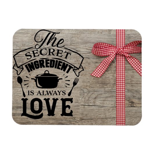 Love Secret Ingredient Magnet Magneet (Horizontaal)