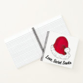 Love, Secret Santa Claus Merry-Kerstmis Red Xmas Notitieboek (Binnen)