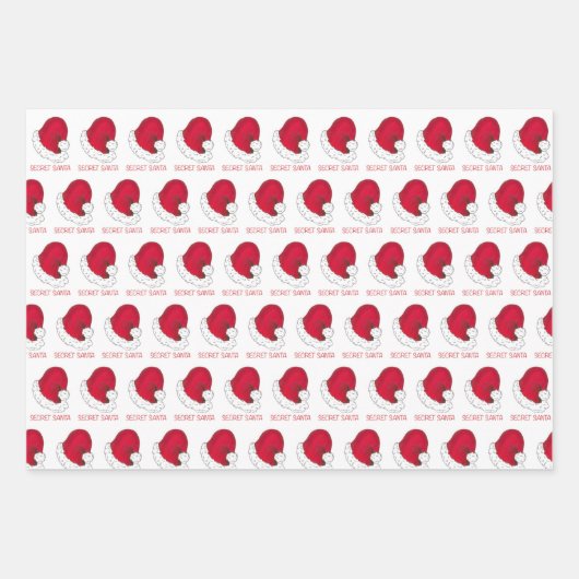 Love Secret Santa Claus Pet kerstfeestdag cadeaus Inpakpapier Vel (Voorkant 3)