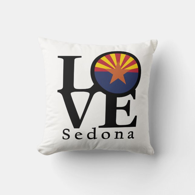LOVE Sedona Arizona Kussen (Voorkant)