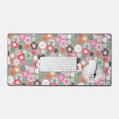 Love Seing Buttonnen Brown Bureaumat (Keyboard & Muis)