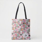Love Seing Buttonnen Brown Tote Bag (Voorkant)