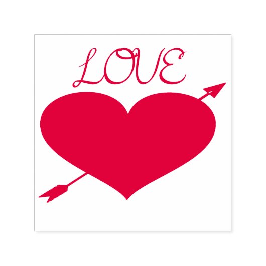 Love Self Inking Rubber Stamp Zelfinktende Stempel (Design)