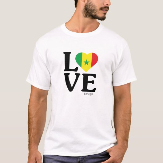 Love Senegal T-shirt (Voorkant)