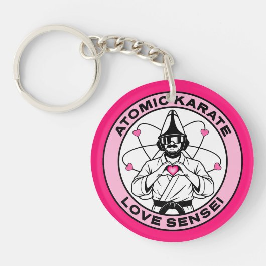 Love Sensei - Atomair Karate - TWRP Sleutelhanger (Voorkant)