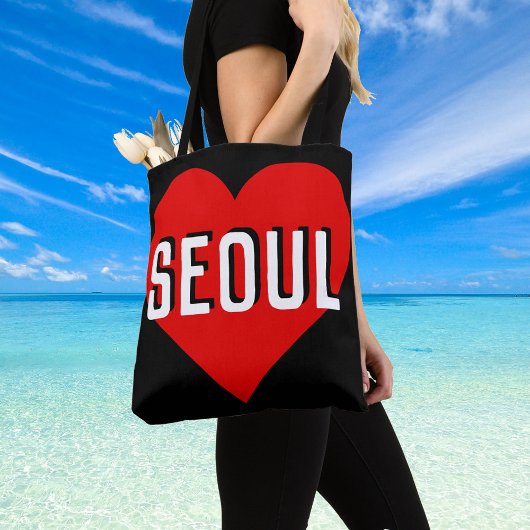 Love Seoul Korea Tote Bag