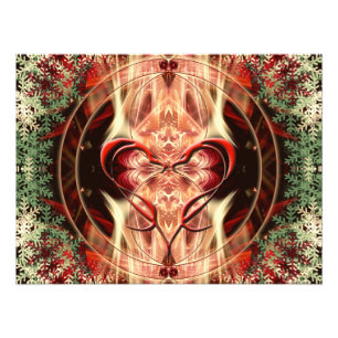 Love Serpent Fractal Art Foto Afdruk