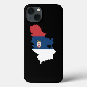Love Servië Gift Serbian Pride Heart Case-Mate iPhone Case