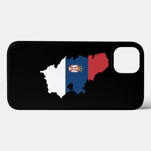 Love Servië Gift Serbian Pride Heart Case-Mate iPhone Case (Achterkant (horizontaal))