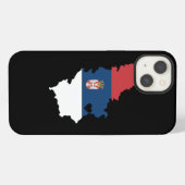 Love Servië Gift Serbian Pride Heart iPhone Hoesje (Achterkant horizontaal)