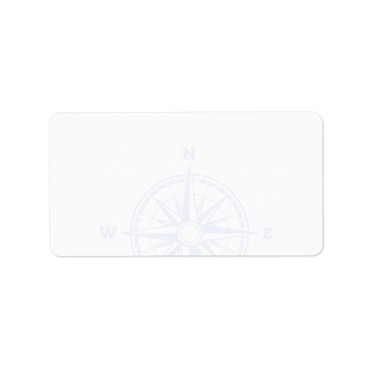 Love Sets Sail Nautical Thema | Leeg adres Etiket (Voorkant)