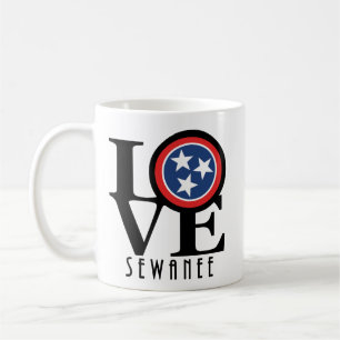 LOVE Sewanee Tennessee 11oz Koffiemok