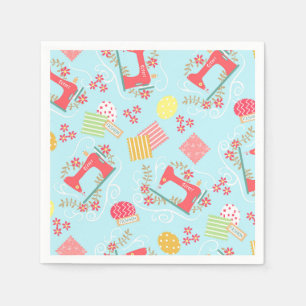 Love Sewing Blue Servet