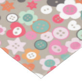 Love Sewing Buttonnen Ash Tafelkleed (Gekanteld)