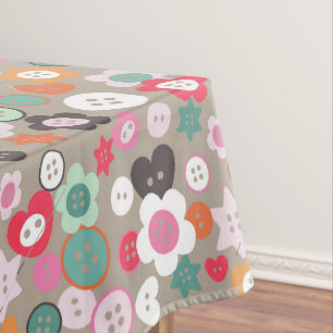 Love Sewing Buttonnen Ash Tafelkleed