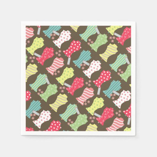 Love Sewing Mannequin Brown Servet (Voorkant)