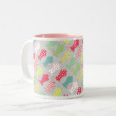 Love Sewing Mannequin Grey Tweekleurige Koffiemok (Voorkant links)