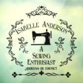 Love Sewing  Raamsticker (Vel 3)