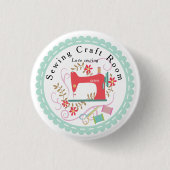 Love Sewing Ronde Button 3,2 Cm (Voorkant)
