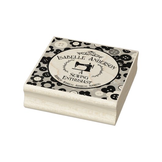 Love Sewing  Rubberstempel (Stempel)