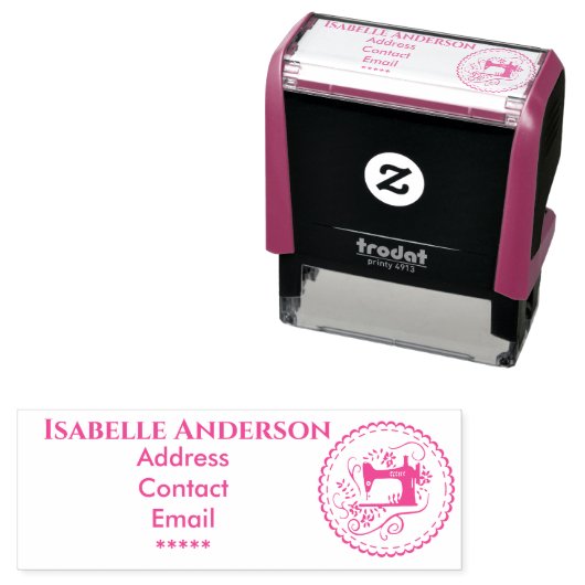 Love Sewing Zelfinktende Stempel (In situ)