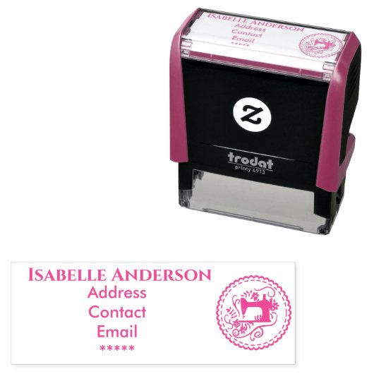 Love Sewing Zelfinktende Stempel (In situ)