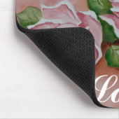 Love Shabby Chic Roos Painting Muismat (Hoek)