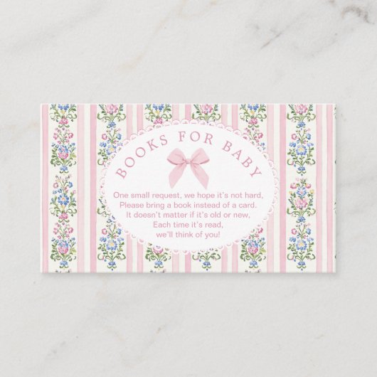 Love Shack Baby Coquette Boeken voor baby ticket Informatiekaartje (Voorkant)