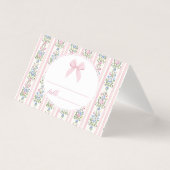 Love Shack Baby Coquette Boog Bloemen plaatskaart Kaart (Voorkant)