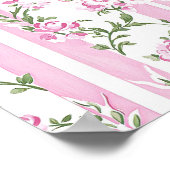 Love Shack Baby Coquette Bow Baby Shower Welcome Poster (Hoek)