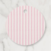 Love Shack Baby Coquette Pink Bow Bedankt Bedankjes Labels (Achterkant)