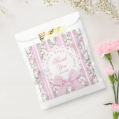 Love Shack Baby Coquette Pink Bow Thank you Bedankzakje (Gezegeld)