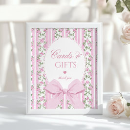 Love Shack Baby Kaarten en cadeaus Bloemenslinger Poster