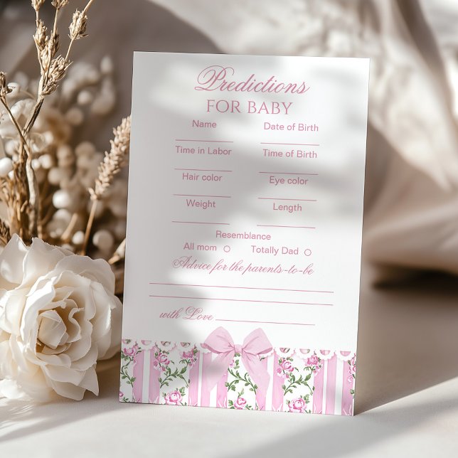 Love Shack Baby Predictions for baby Coquette Bow (Creator heeft geüpload)