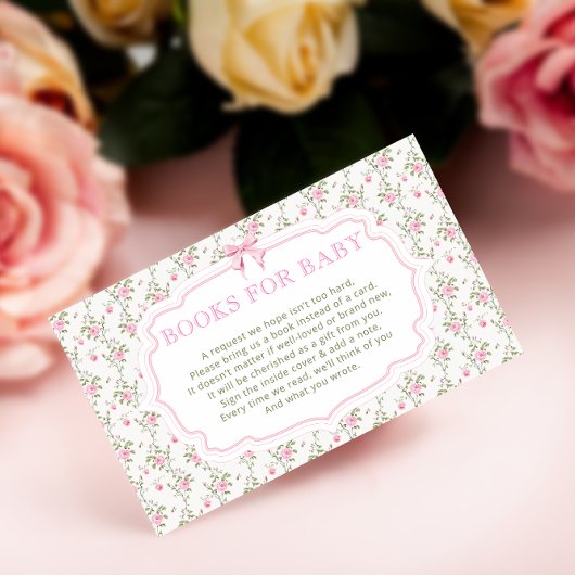 Love Shack Baby shower boeken voor Baby Informatiekaartje