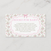 Love Shack Baby shower boeken voor Baby Informatiekaartje (Voorkant)