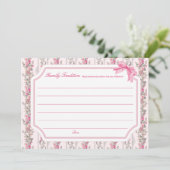 Love Shack Baby Shower Familie Traditie Kaarten (Staand voorkant)