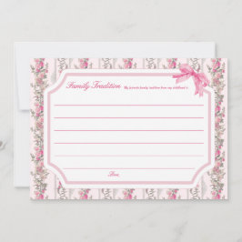 Love Shack Baby Shower Familie Traditie Kaarten