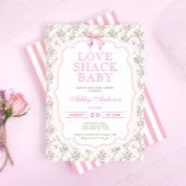 Love Shack  Baby shower Uitnodiging