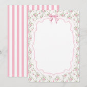 Love Shack  Baby shower Uitnodiging (Voorkant / Achterkant)