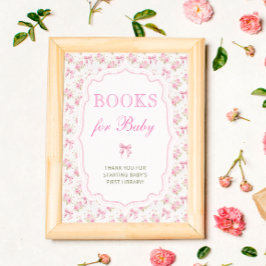 Love Shack Bloemenboeken voor Baby Poster