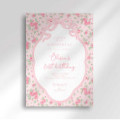 Love Shack Bow Little Miss Onederful 1st Birthday Kaart