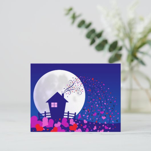 Love Shack Briefkaart (Staand voorkant)