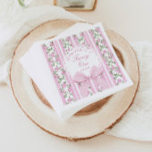 Love Shack Fancy One Coquette Bow 1st Birthday Servet