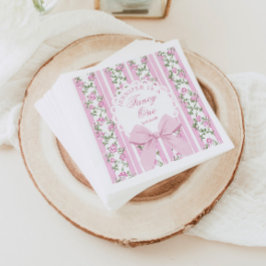 Love Shack Fancy One Coquette Bow 1st Birthday Servet