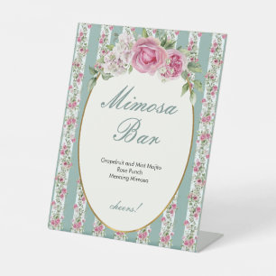 Love Shack Fiance Mimosa Bar Vrijgezellenfeest Reclamebord Met Voetstuk