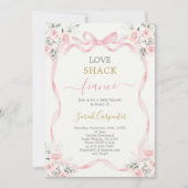 Love Shack Fiancé Vrijgezellenfeest Kaart (Voorkant)